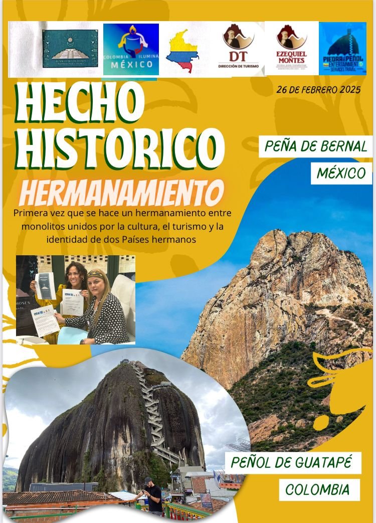 Ezequiel Montes hace historia con el primer hermanamiento entre peñones ene el mundo